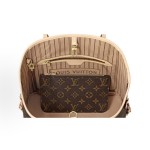 LOUIS VUITTON NEVERFULL PM mother-and-child bag, small brown